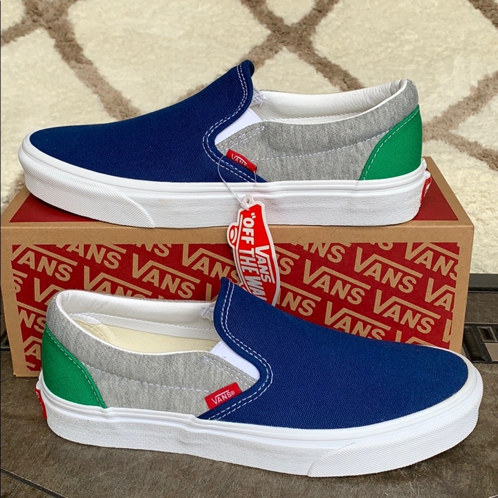 •VANS Men’s CLASSIC SLIP ON VANS COASTAL Grey/TrWht Sneakers - Picture 5 of 16